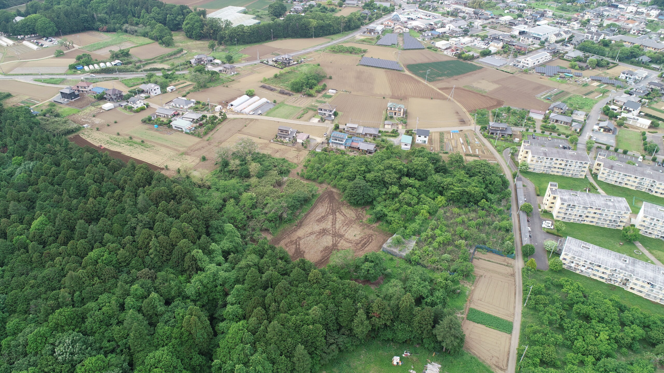 造成・設置前:茨城・石岡市鹿の子